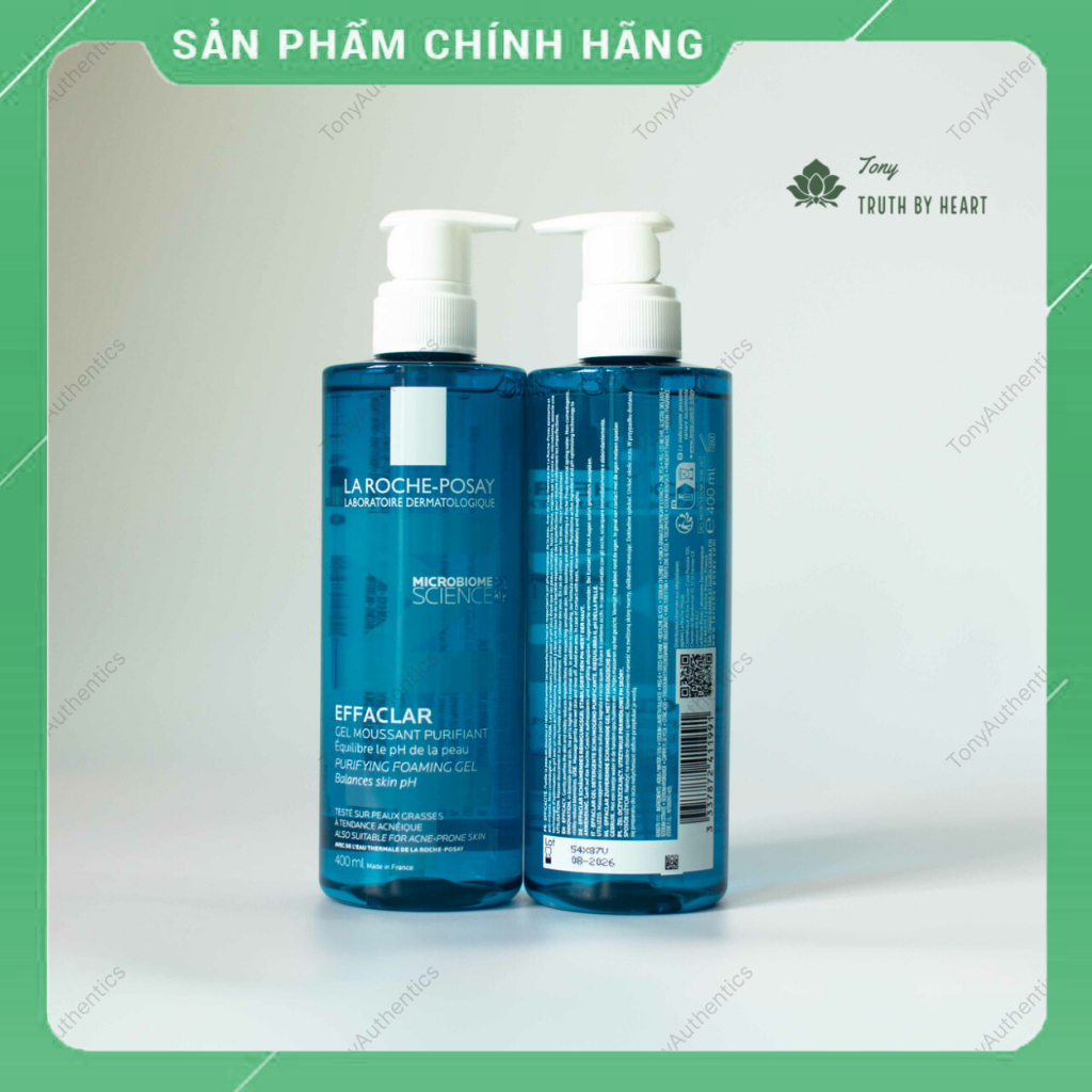 Sữa rửa mặt cho da dầu mụn Effaclar M+ chai 400ml