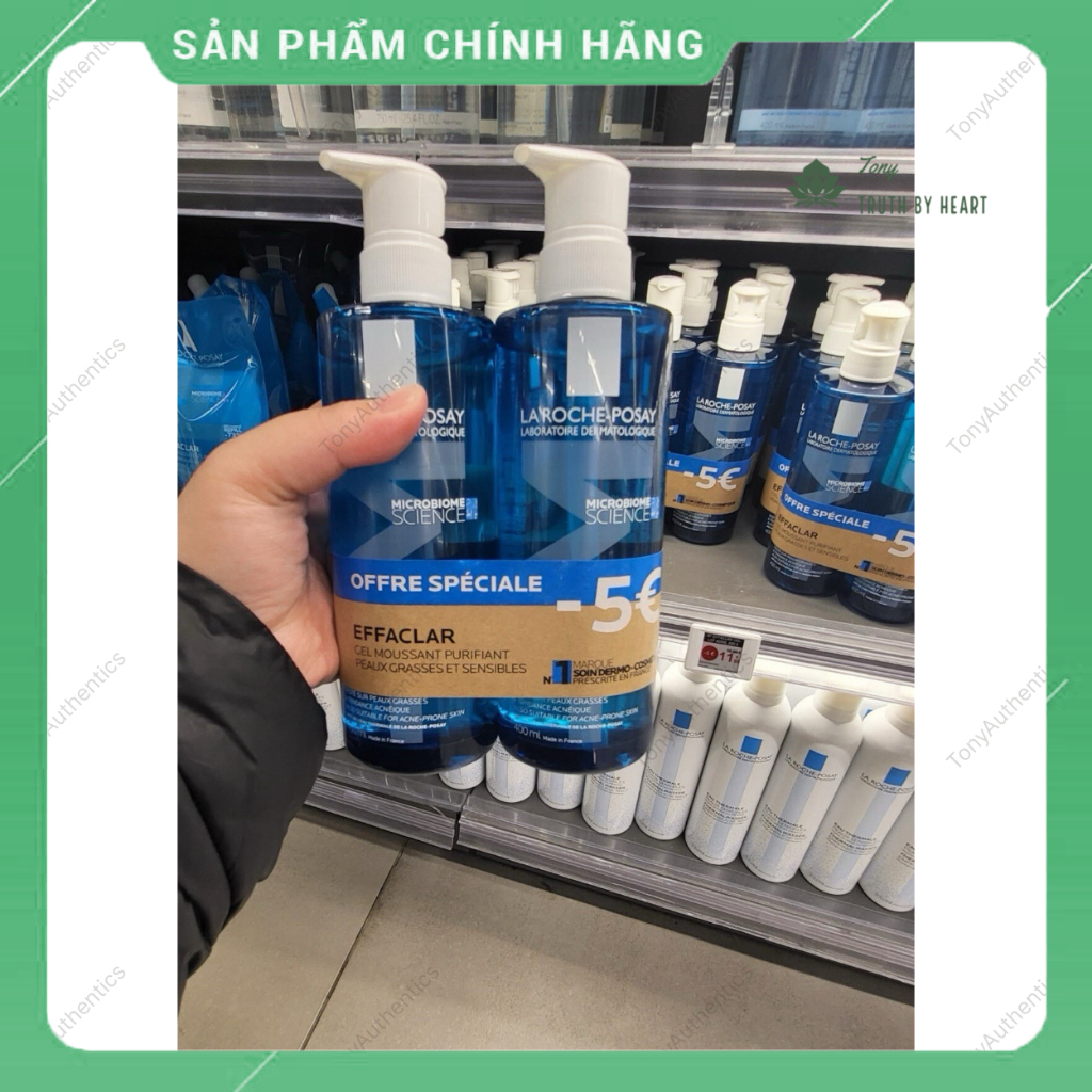 Sữa rửa mặt cho da dầu mụn Effaclar M+ chai 400ml