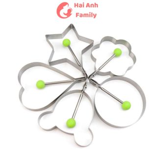  Bộ khuôn tạo hình trứng chiên 5 chiếc 