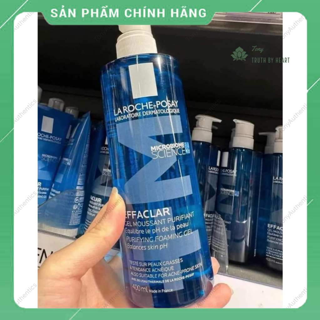 Sữa rửa mặt cho da dầu mụn Effaclar M+ chai 400ml