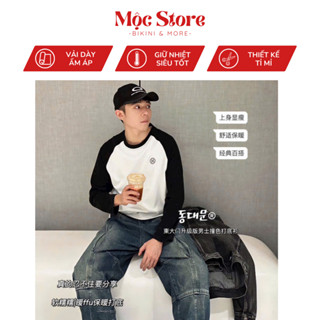 Áo Giữ Nhiệt Nam Cổ Tròn Phối Màu  HÀNG CAO CẤP  Áo Giữ Nhiệt Nam Cổ Tròn 5.0 Phối Màu Chất Cotton Len Dày Dặn,