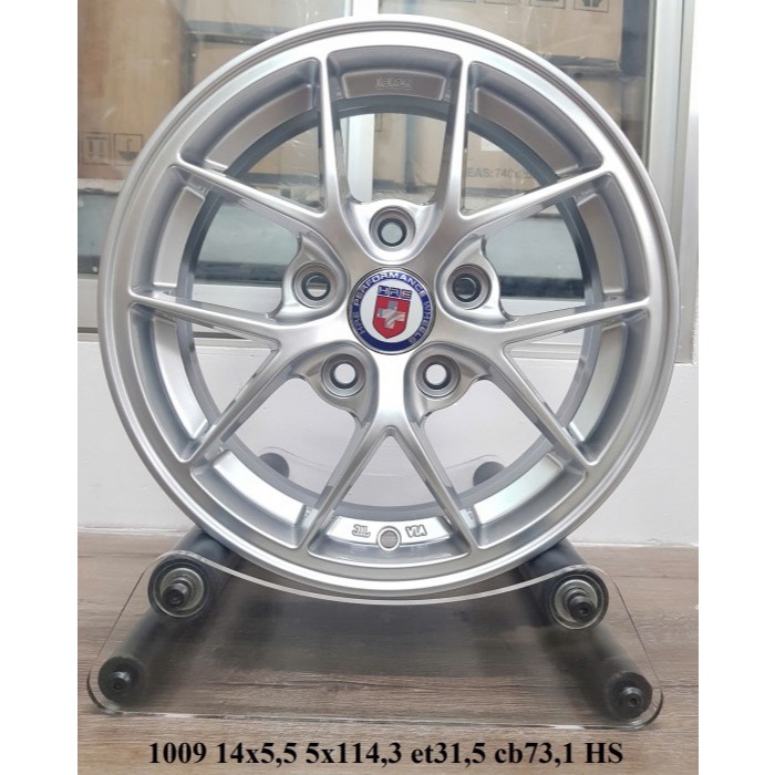 Mâm xe Innova, Zace, Joile 14 inch màu bạc xương cá