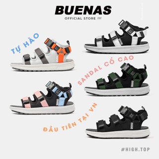 [TĂNG 1 SIZE] Giày sandal Buenas 3979 CỔ CAO dép quai hậu cổ cao nam nữ unisex đi học quai ngang
