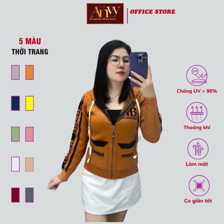- Khoác Len Co Dãn Tốt - Áo Khoác Mặc Được Bốn Mùa
