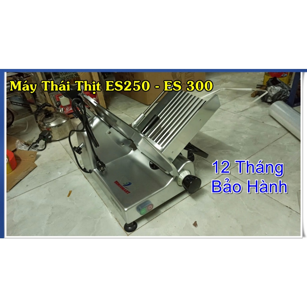 Máy thái thịt công nghiệp ES300 , thái thịt chín, đông lạnh siêu nhanh