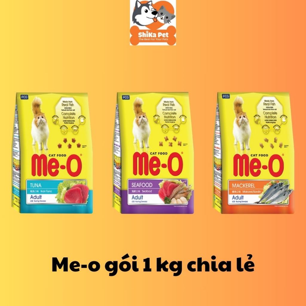 Thức Ăn Mèo đủ vị  Me-o 1kg