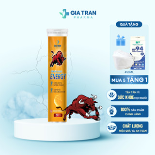 Viên Sủi Tăng Lực Plusszs Energy Giúp cơ thể tỉnh táo, giảm mệt mỏi, tăng cường sức khoẻ (20 viên)