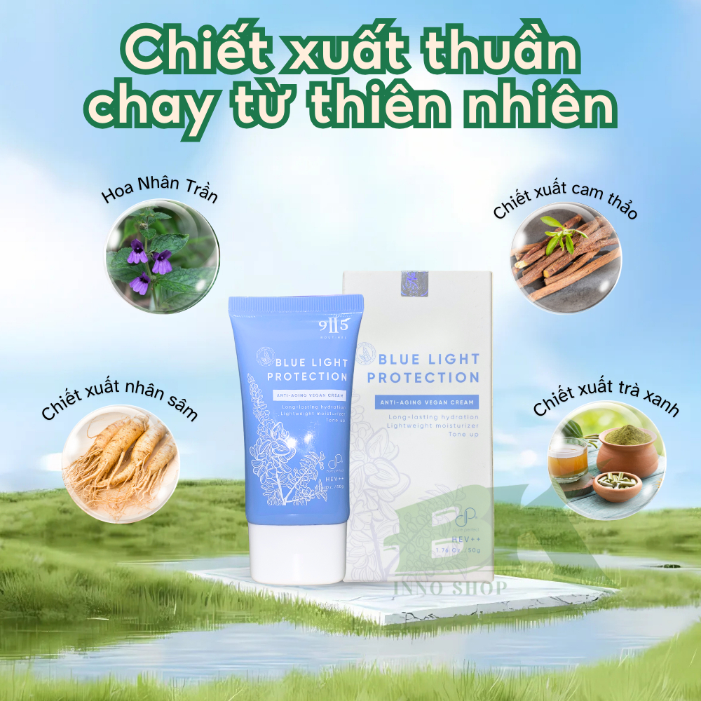 Kem Chống Lão Hóa Nâng Cơ, Làm Dịu Da Mặt Nano Care Chống Ánh Sáng Xanh, Bảo Vệ Khỏi Các Tác Nhân Môi Trường | BK INNO