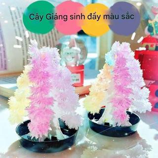 ( 1 gói lớn 13cm ) Cây thông giáng sinh nở hoa thần kỳ bằng giấy dành cho trang trí ,cây thông noel