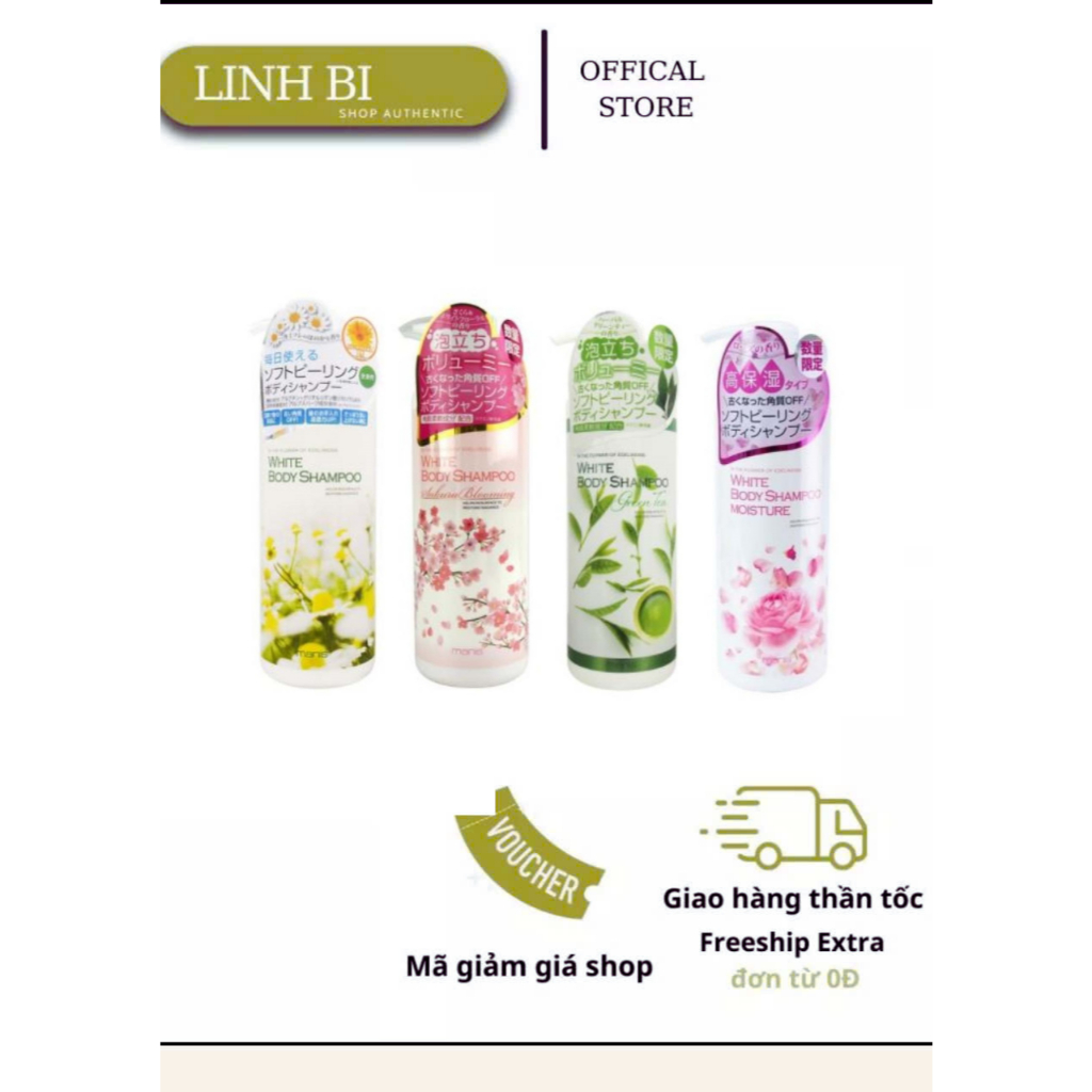 Sữa tắm Manis Nhật full các mùi 450ml