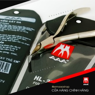 Kềm Cắt Da AAA - HL205 - Lưỡi 6.5 - 7.0mm - Thép cứng carbon Nhật S45C - Mạ Niken