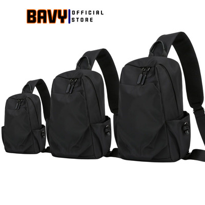 Cặp đeo chéo, Balo đeo chéo nam vải canvas chống nước BAVY FASHION thời trang Hàn Quốc chống trộm KH16