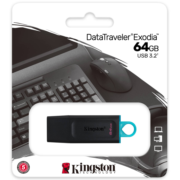 USB Kingston - 64GB DataTraveler Exodia DTX/64GB (USB 3.2)