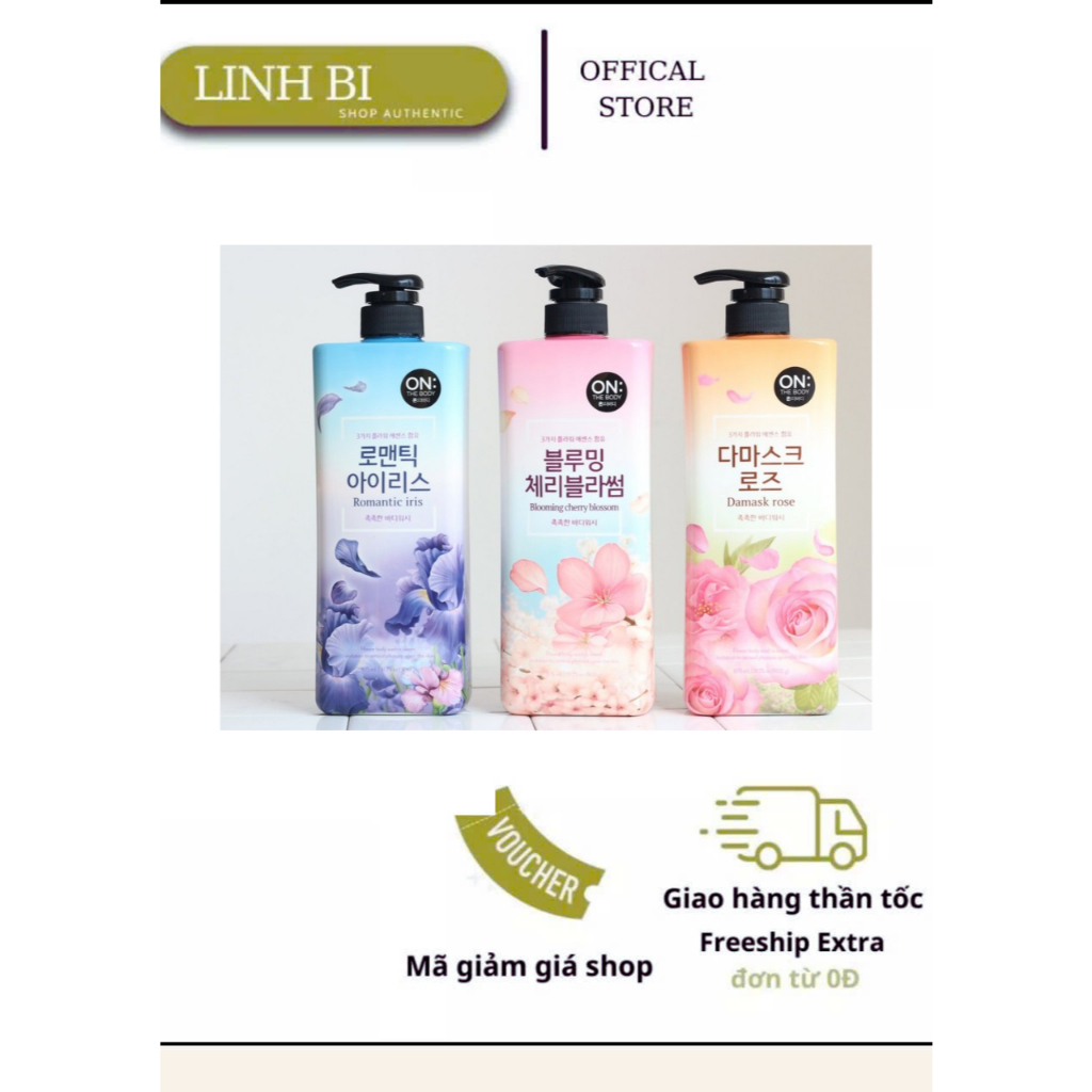 Sữa Tắm On The Body 900g