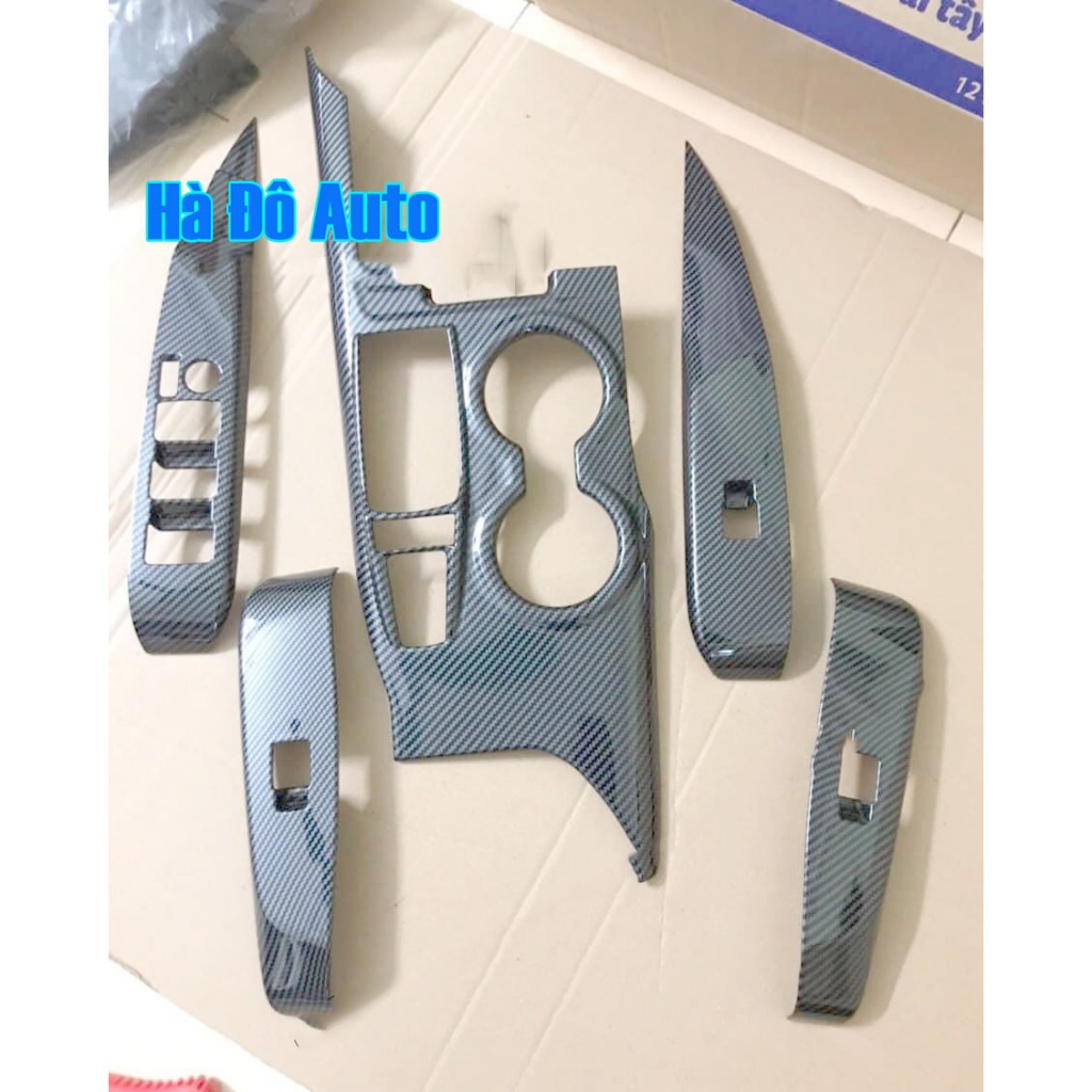 Ốp Nội Thất Camry 2019 2020 2021 2022 2023 2024( Cacbon ) - Ốp Chống Xước Nội Thất Toyota Camry
