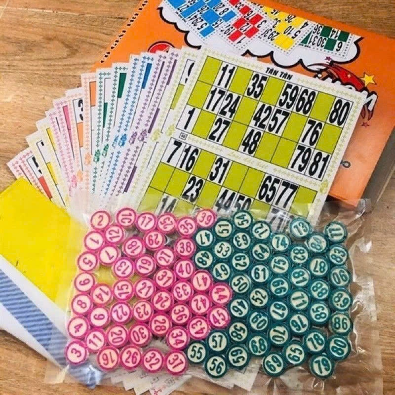 Lô tô số hộp cam loại tốt - Loto - loto cam - Bộ lô tô số giải trí (Hàng chính hãng) chất lượng