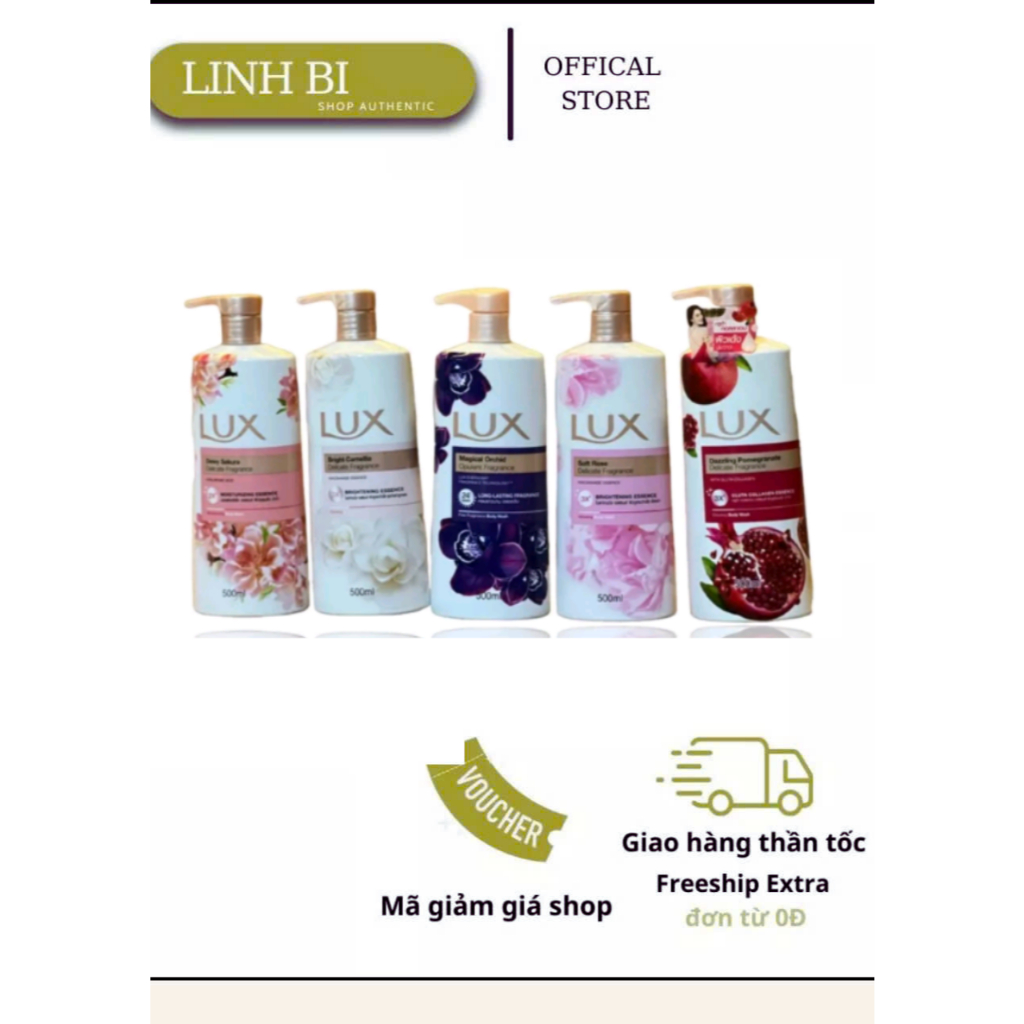 Sữa tắm Lux thái 500ml