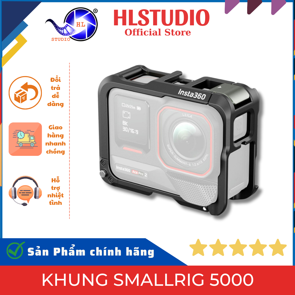 Khung SmallRig 5000 – Phụ Kiện Insta360 Ace Pro / Ace Pro 2 Chuyên Nghiệp