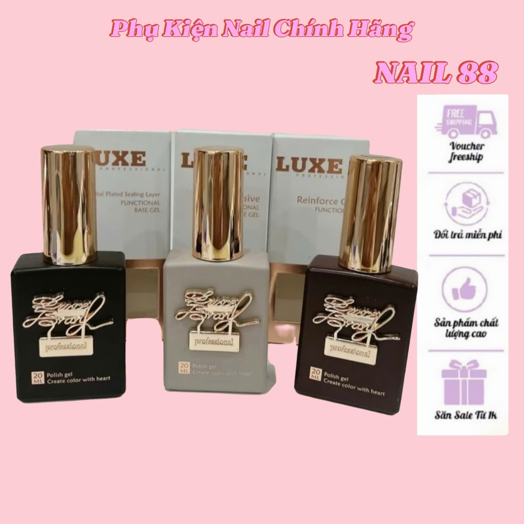 Chai Base Top LUXE 20ml cao cấp mẫu mới của Ouboli
