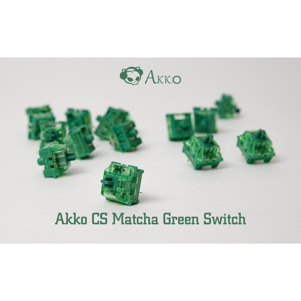 Bộ Switch Akko CS Matcha Green/ Matcha Green (Lubed) (45 switch) | DLC