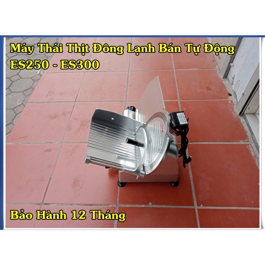 Máy thái thịt công nghiệp ES300 , thái thịt chín, đông lạnh siêu nhanh