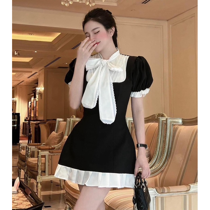 ĐẦM CỔ BÈO NƠ D162