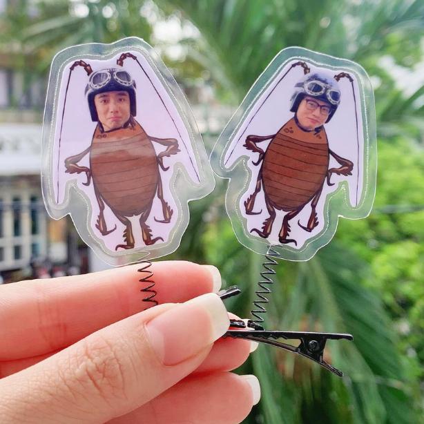 25-100 Kẹp Tóc Lò Xo In Ảnh Theo Yêu Cầu