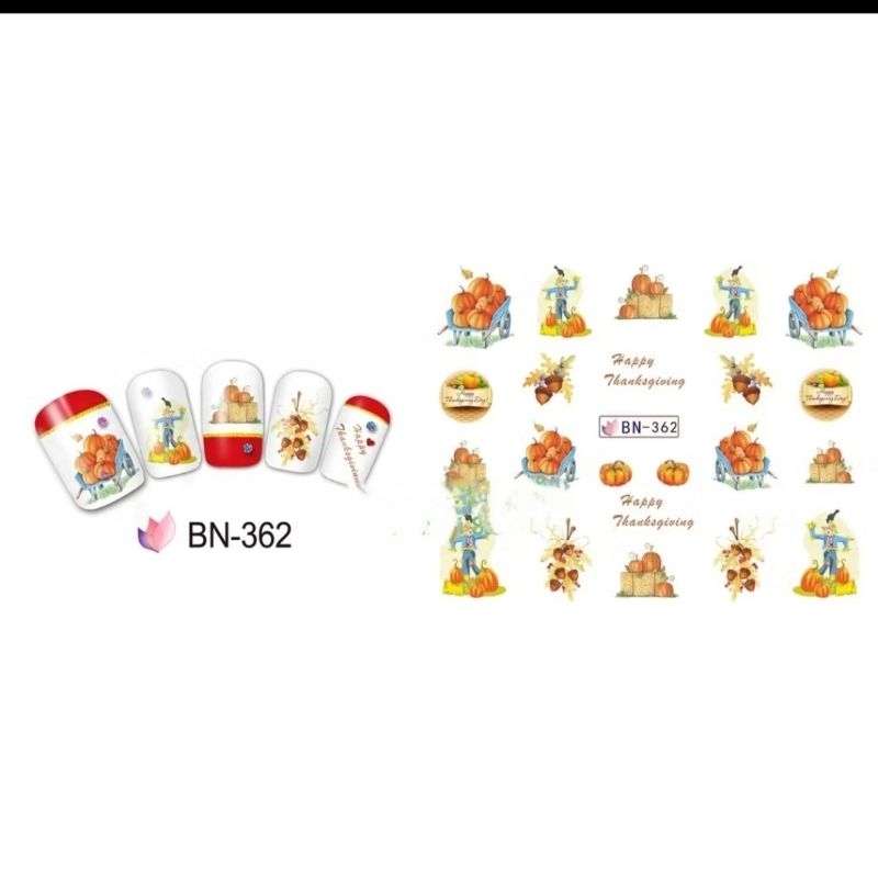 Decal nước dán móng mã BN