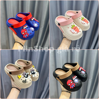 Sục cross bé trai bé gái sticker Ngẫu Nhiên, Sục đi mưa cho bé chất eva êm nhẹ