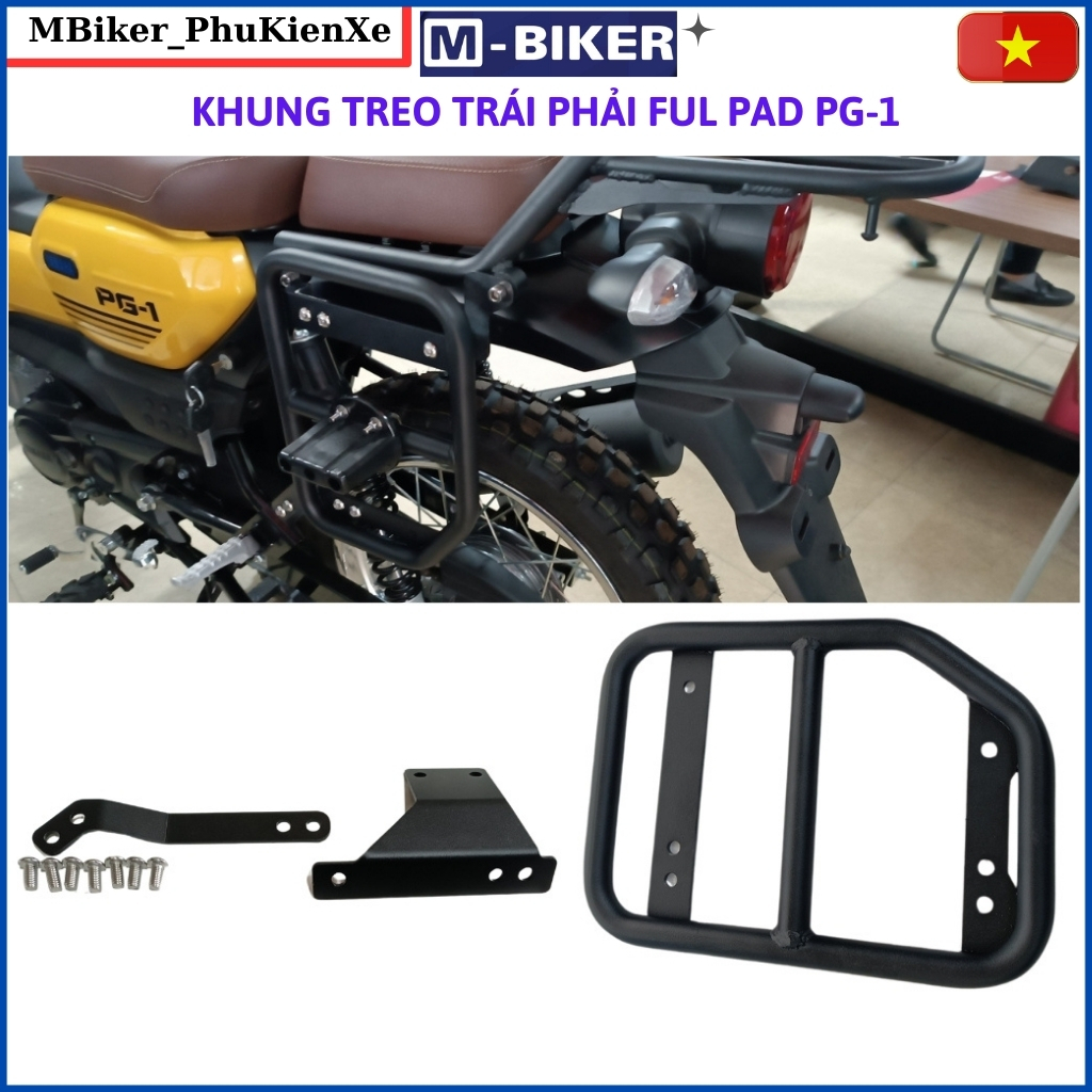 Baga pg1, Baga hông pg1, cảng sau pg1, chính hãng mbiker