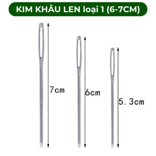 Kim khâu len 6-7cm kim loại