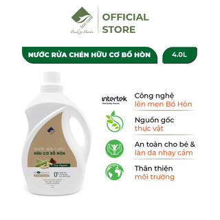 Nước Rửa Chén Hữu Cơ ECOCARE 4000ML Bồ Hòn Sả Chanh, Dịu Nhẹ Với Da Tay, An Toàn Cho Trẻ Nhỏ, Phụ Nữ Có Thai