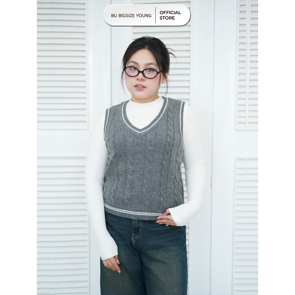Áo ghi lê len BIGSIZE (55kg đến 95kg) – 24DYAL05 - [BU Bigsize Young]
