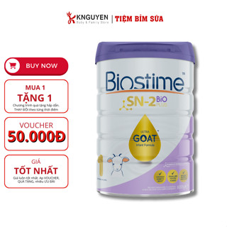 Sữa Dê Biostime Ultra Goat số 1 2 3 - Úc 800g [Cải thiện Tiêu Hóa - Tăng cao]