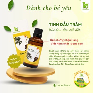 Tinh dầu tràm bảo nhiên - Xua muỗi, Giữ ấm cơ thể