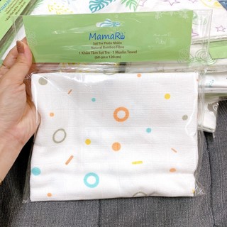 Khăn tắm Mamaru sợi tre 90*90cm