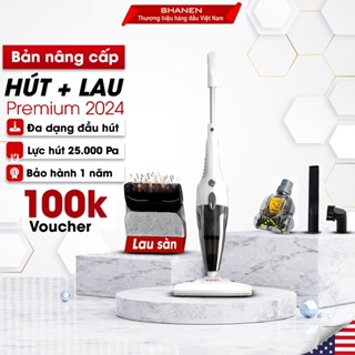  Máy hút bụi lau sàn nhà cầm tay SHANEN Công suất lớn 25000Pa Hút sạch ngõ ngách bảo hành 12 tháng 