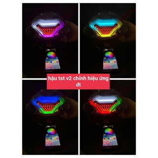 Đèn hậu sirius  audi TST dùng cho  xe Sirius 50-110 chuyển màu qua app bằng điện thoại_PHỤ KIỆN XE MÁY