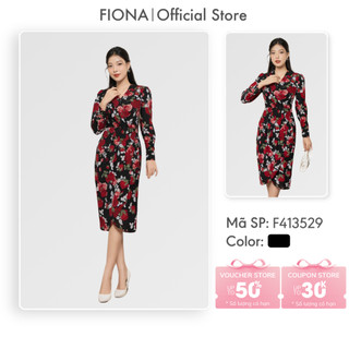 Đầm thiết kế cao cấp FIONA đầm dáng bom dài tay phù hợp đi làm đi chơi F413529
