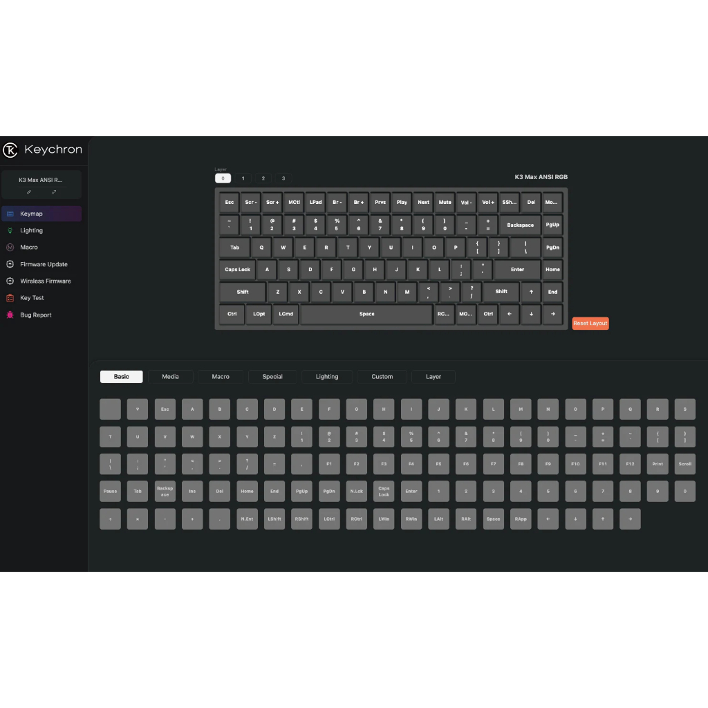 Bàn phím cơ Keychron K3 Max QMK Wireless (Hàng chính hãng) | BigBuy360 - bigbuy360.vn