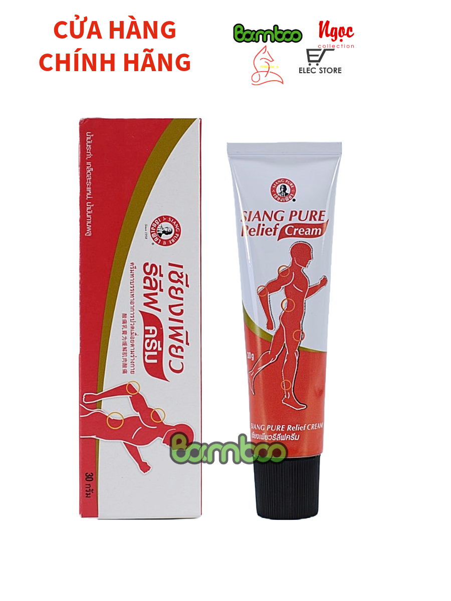 Giảm Đau Nhanh Chóng với Gel Dầu Nóng Xoa Bóp Siang Pure Relief 30 Thái Lan