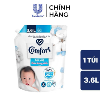 Nước xả vải Comfort cho da nhạy cảm và cả em bé Túi 3,6L