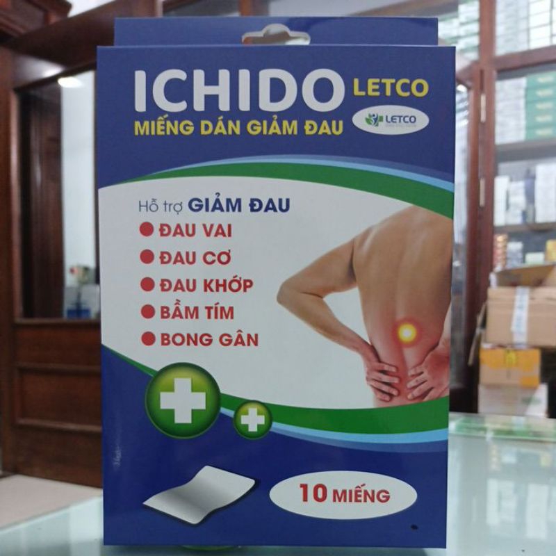 Cao dán Ichido Letco hộp 10 miếng