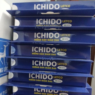 Cao dán Ichido Letco hộp 10 miếng