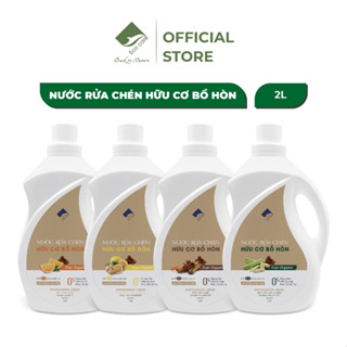 Nước Rửa Chén Hữu Cơ Bồ Hòn ECOCARE 2000ml Chiết Xuất Từ Bồ Hòn Lên Men Và Tinh Dầu Tự Nhiên Làm Sạch Dầu Mỡ
