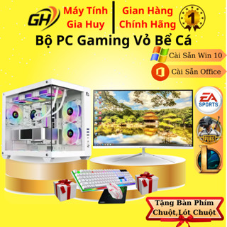 Bộ Máy Tính Bể Cá Gaming,Văn Phòng Cao Cấp i5 i7 Ram 8G SSD 256G VGA GT650,GT1050 Mới 100% BH 2 Năm