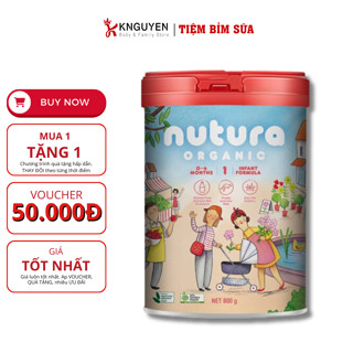 Sữa công thức Hữu cơ Nutura Organic số 1,2,3 cung cấp các dưỡng chất cần thiết giúp trẻ tiêu hóa tốt