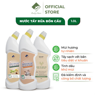 Nước Tẩy Rửa Bồn Cầu Hữu Cơ ECOCARE 1L, Chiết Xuất Từ Bồ Hòn Và Tinh Dầu Quế/ Sả Chanh Giúp Diệt Khuẩn, Khử Mùi Hiệu Quả