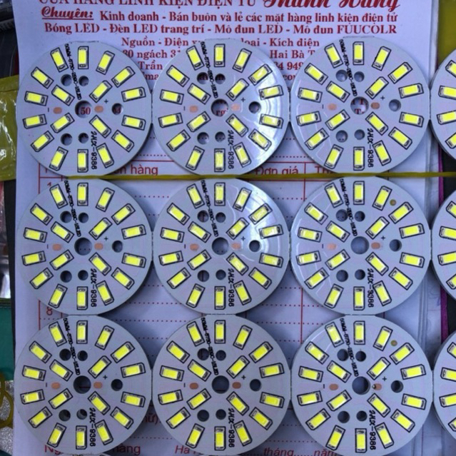 Mâm led tròn 9w dùng qua chấn lưu