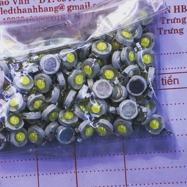 Bóng led 1w sáng trắng 100c
